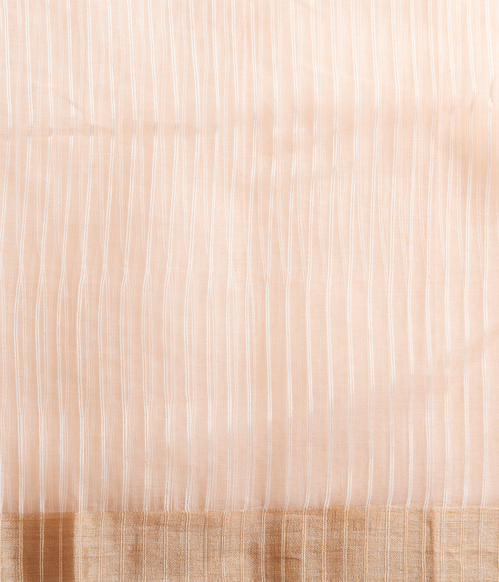 Handwoven_Light_Peach_Dhakai_Jamdani_Saree_with_White_Booti_WeaverStory_05
