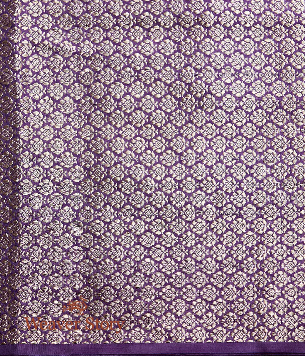 Handwoven_Purple_Sona_Rupa_Kairi_Boota_Saree_WeaverStory_05