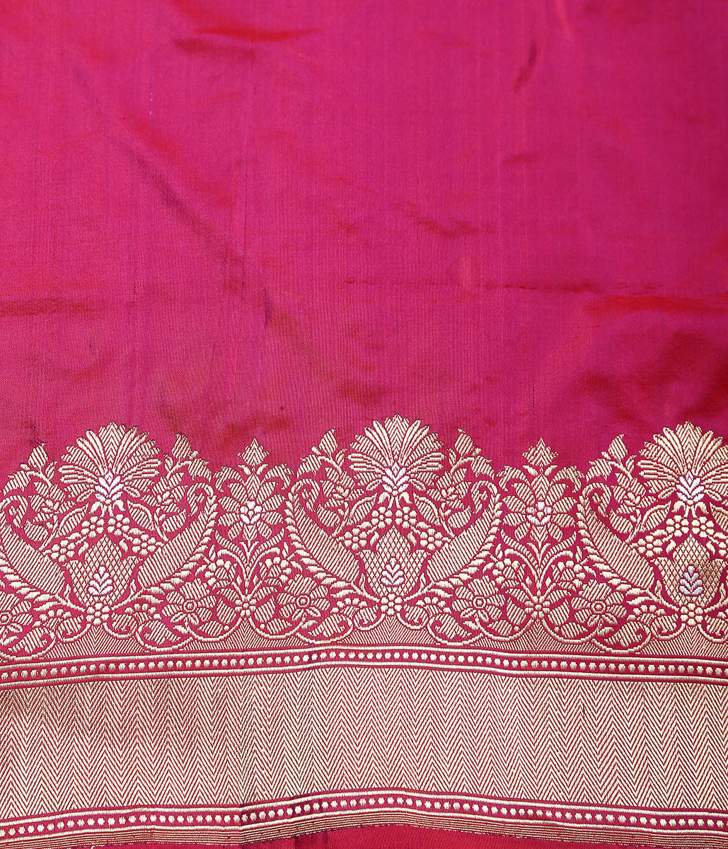 Handloom_Pink_and_Purple_Dual_Tone_Banarasi_Jangla_WeaverStory_05