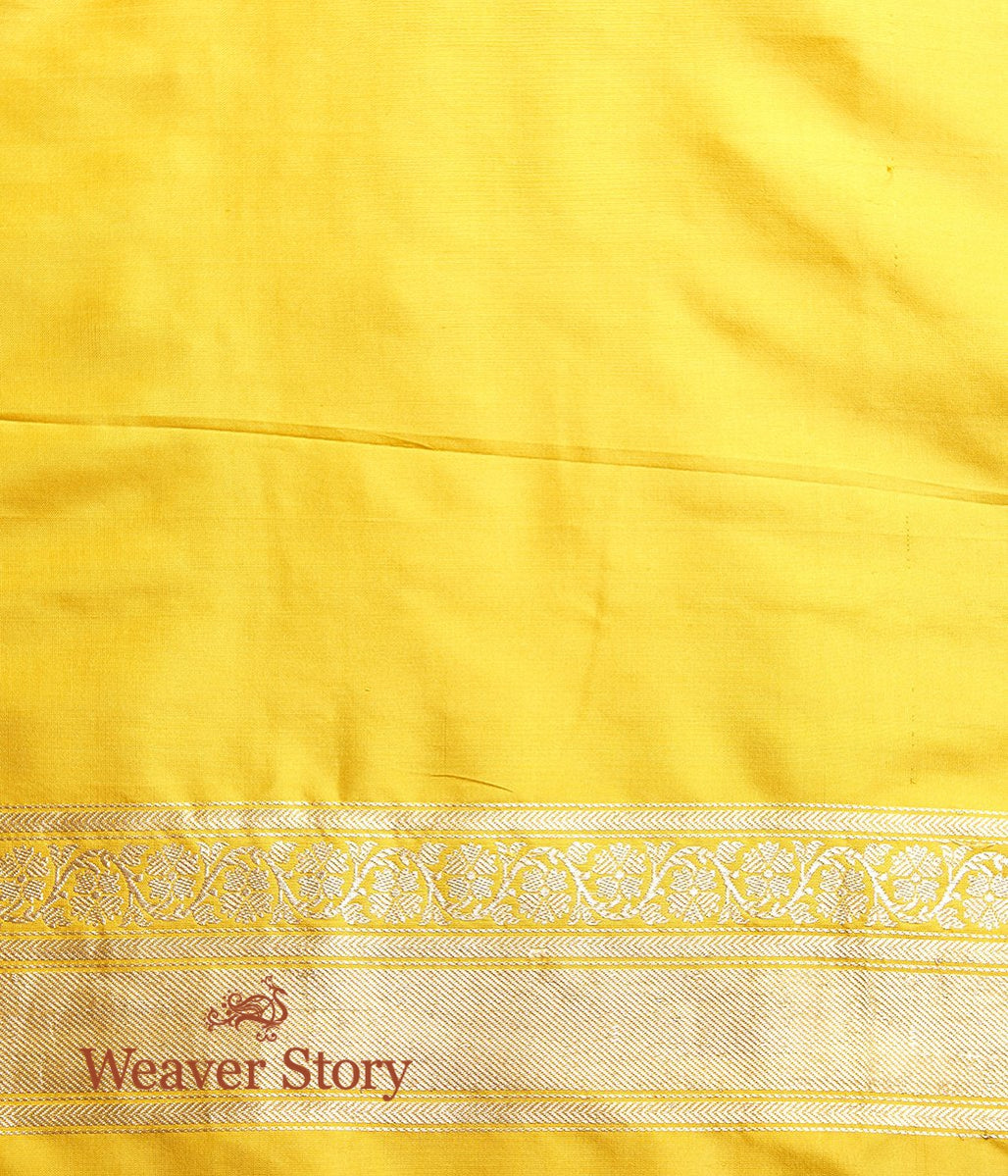 Handloom_Yellow_Asharfi_Boota_Saree_WeaverStory_05
