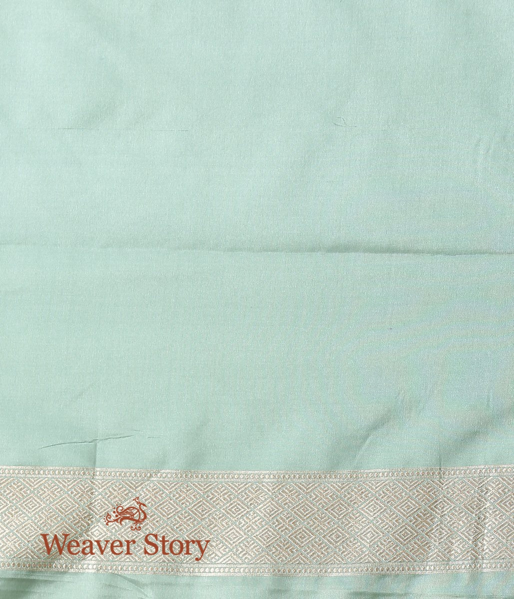 Handwoven_Sage_Green_Cutwork_Banarasi_Saree_WeaverStory_05