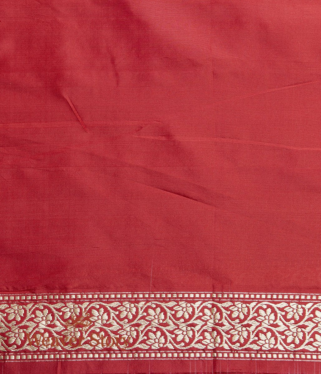 Handwoven_Red_Kadhwa_Meenakari_Shikargah_Saree_WeaverStory_05