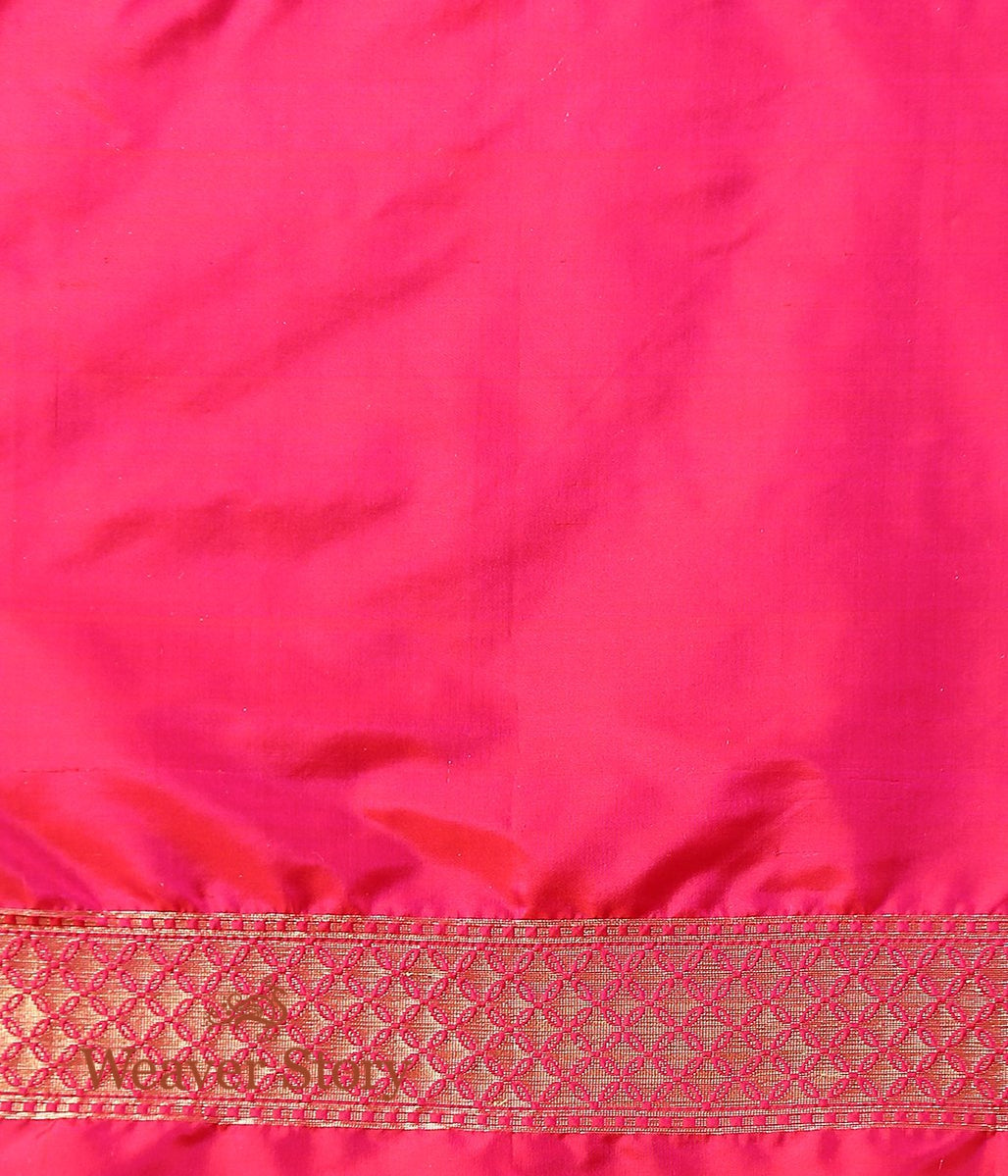 Handwoven_Orange_Banarasi_Patola_Saree_with_Meenakari_WeaverStory_05
