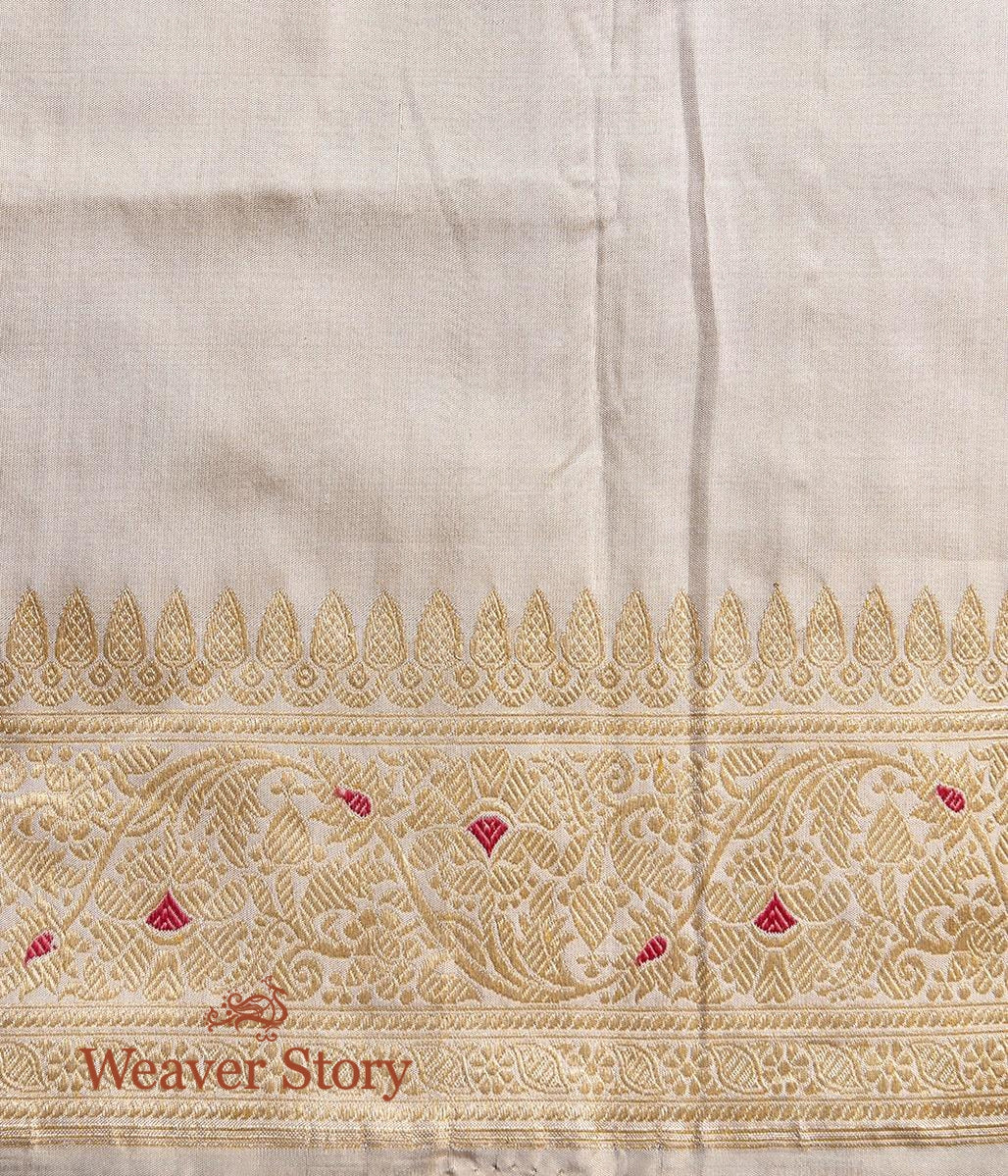Handwoven_Offwhite_Meenakari_Heavy_Jangla_Saree_WeaverStory_05