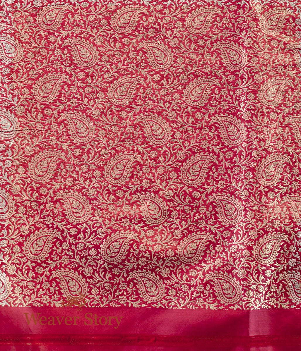 Handwoven_Pink_Sona_Rupa_Kadhwa_Booti_Saree_WeaverStory_05