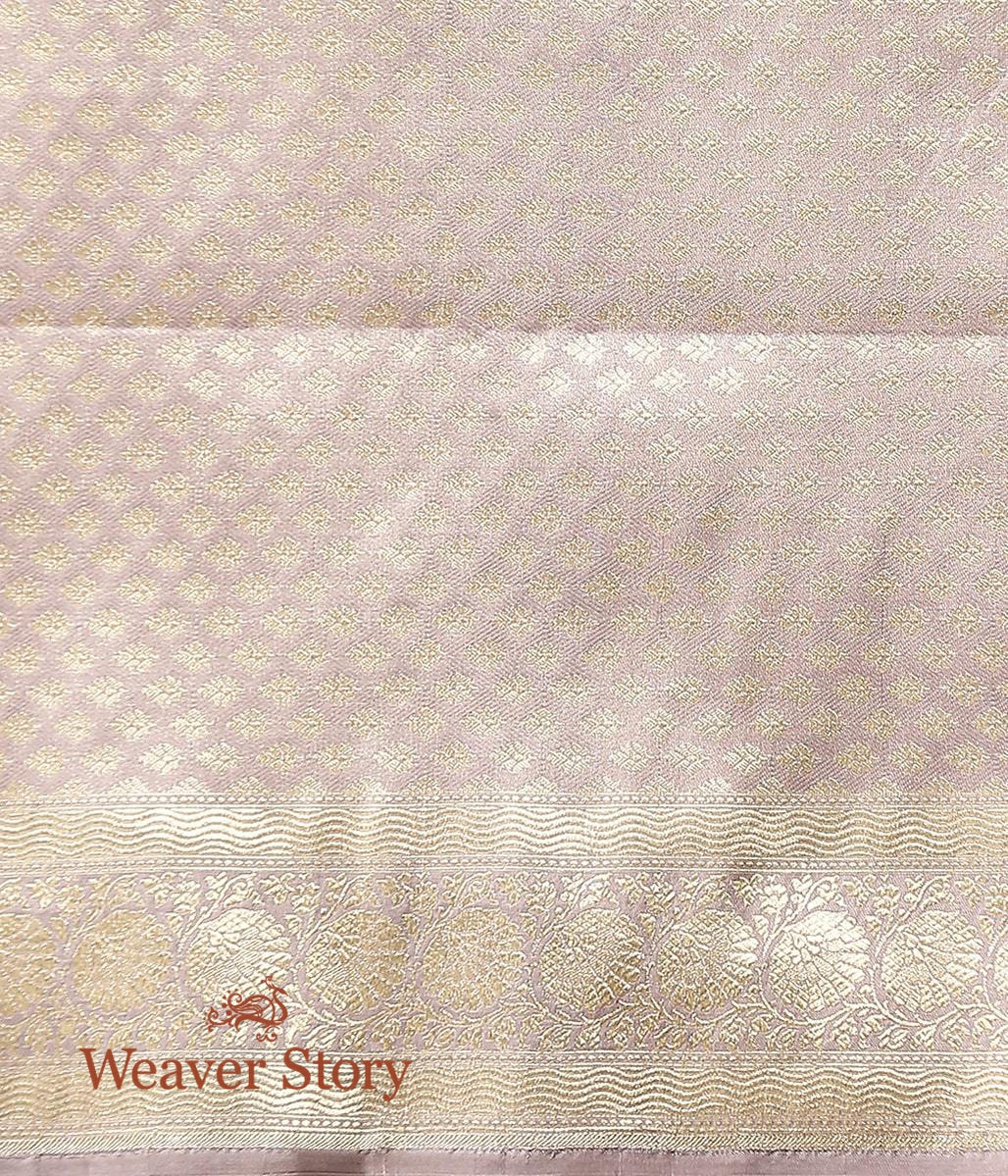 Handwoven_Grey_Banarasi_Silk_Saree_with_Leaf_Motifs_WeaverStory_05