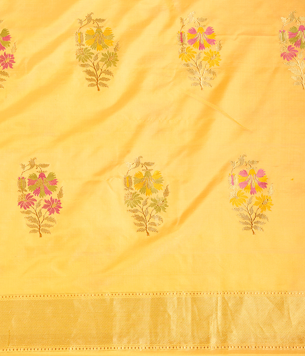 Suit_Set_-_Handwoven_Peach_and_Yellow_Dual_Tone_Kurta_Set_WeaverStory_05