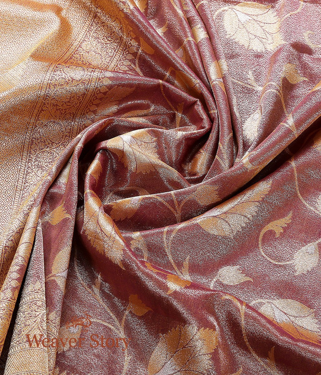 Handloom_Lavender_Silk_Tissue_Jangla_Dupatta_WeaverStory_05