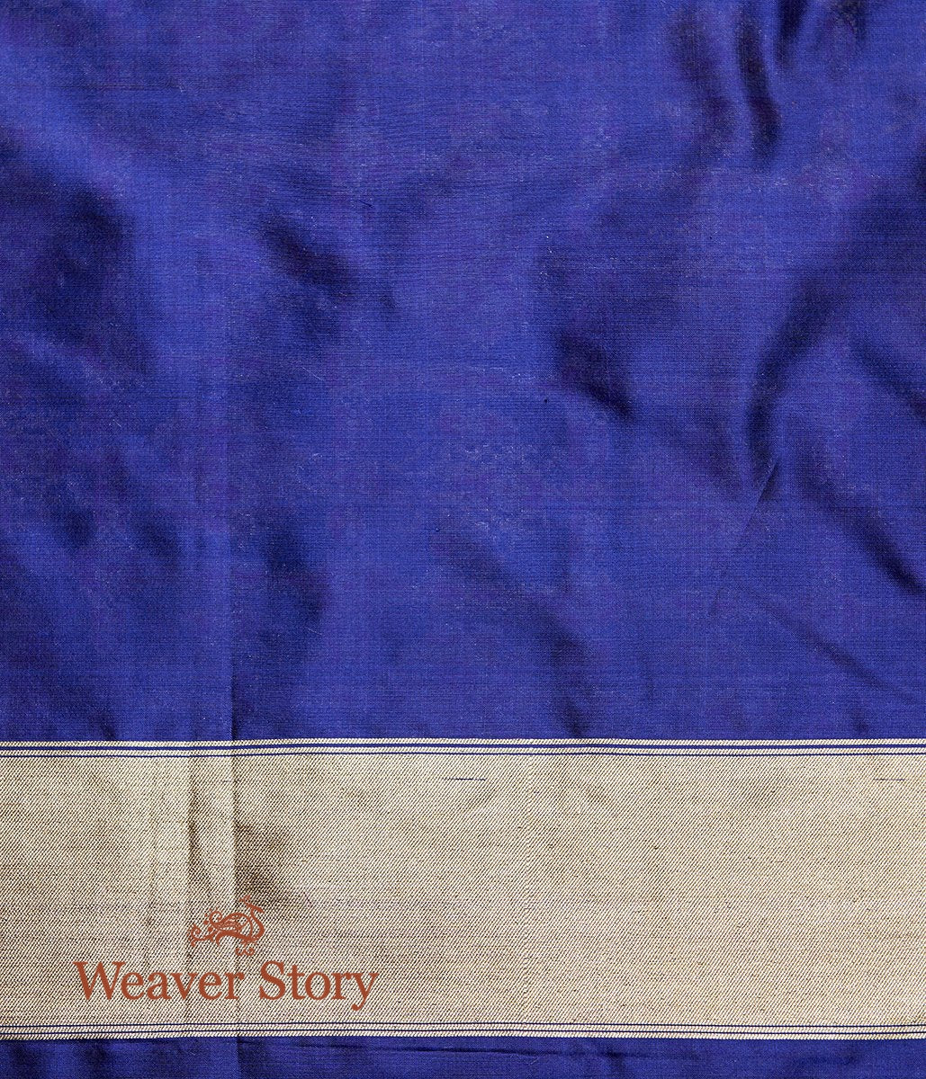 Handwoven_Banarasi_Patola_Saree_in_Blue_with_Meenakari_WeaverStory_05