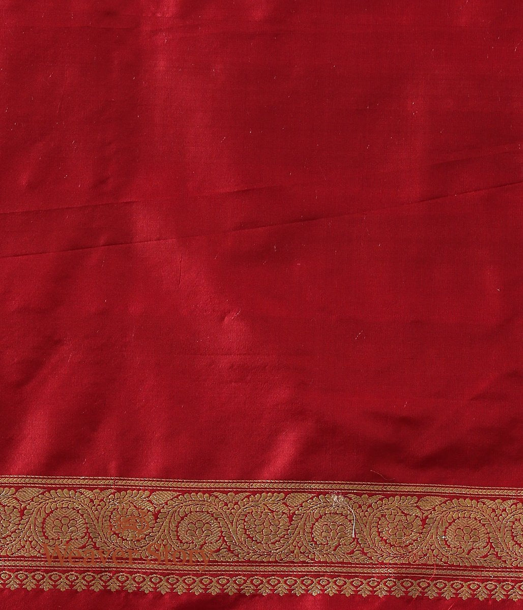 Handwoven_Blue_Kadhwa_Booti_Saree_with_Floral_Border_WeaverStory_05