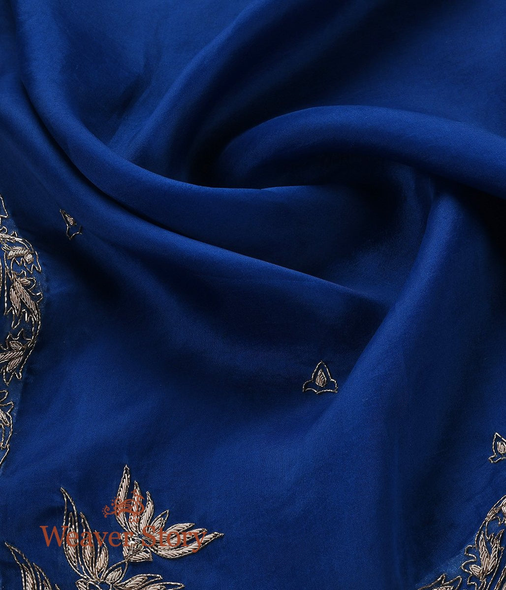 Blue_zardozi_dupatta_with_Leaf_Border_and_Konia_WeaverStory_05