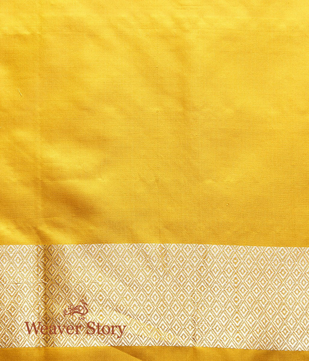 Handwoven_Red_Tanchoi_Saree_with_Birds_WeaverStory_05