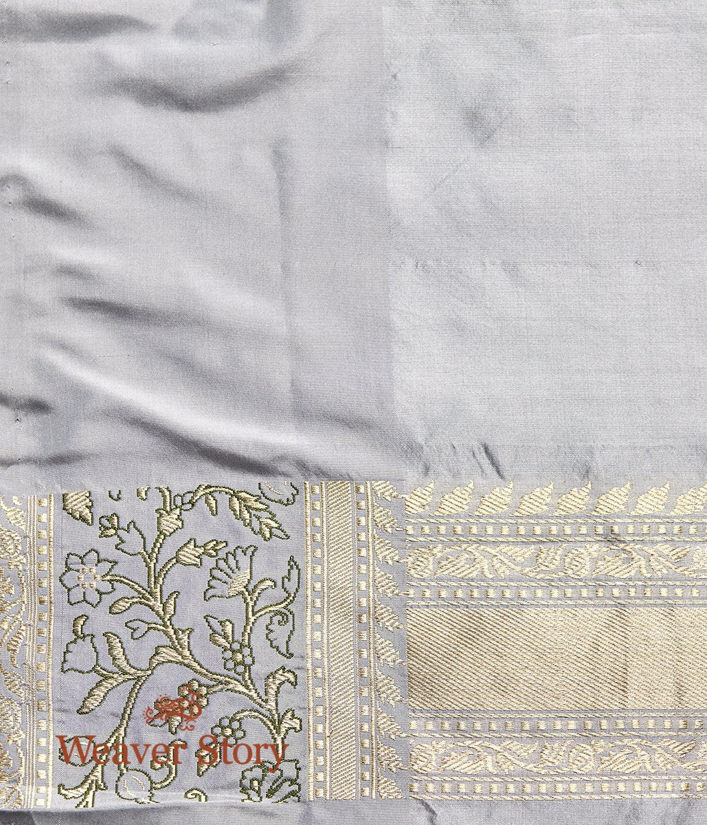 Handloom_Light_Pink_Kadhwa_Kora_Saree_with_Heavy_Meenakari_Border_WeaverStory_05