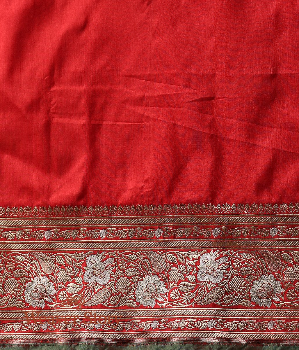 Handwoven_Red_Sona_Rupa_Kadhwa_Jangla_Saree_WeaverStory_05
