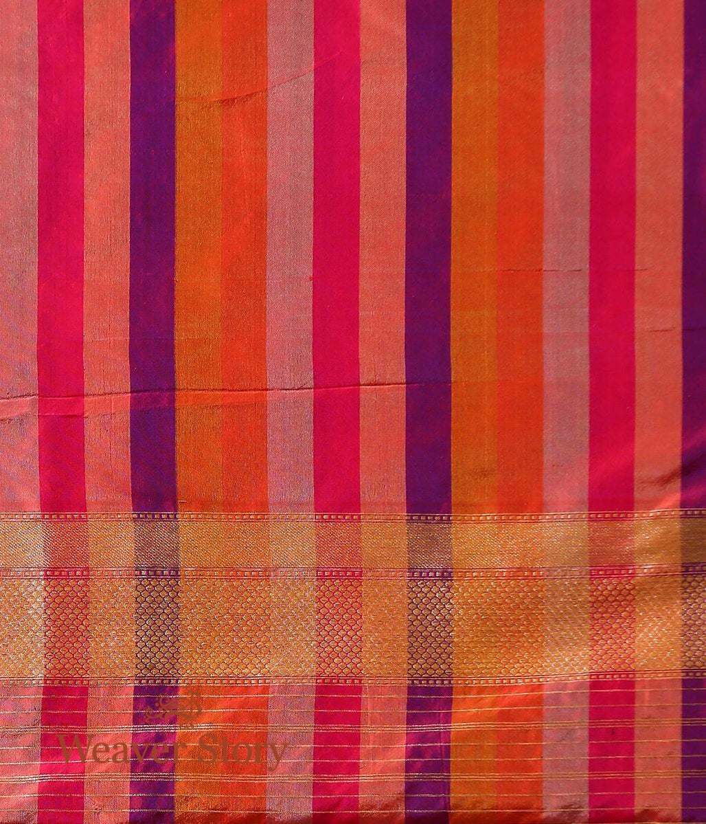 Handwoven_Satrangi_Katan_Silk_Saree_with_Sona_Rupa_Booti_WeaverStory_05