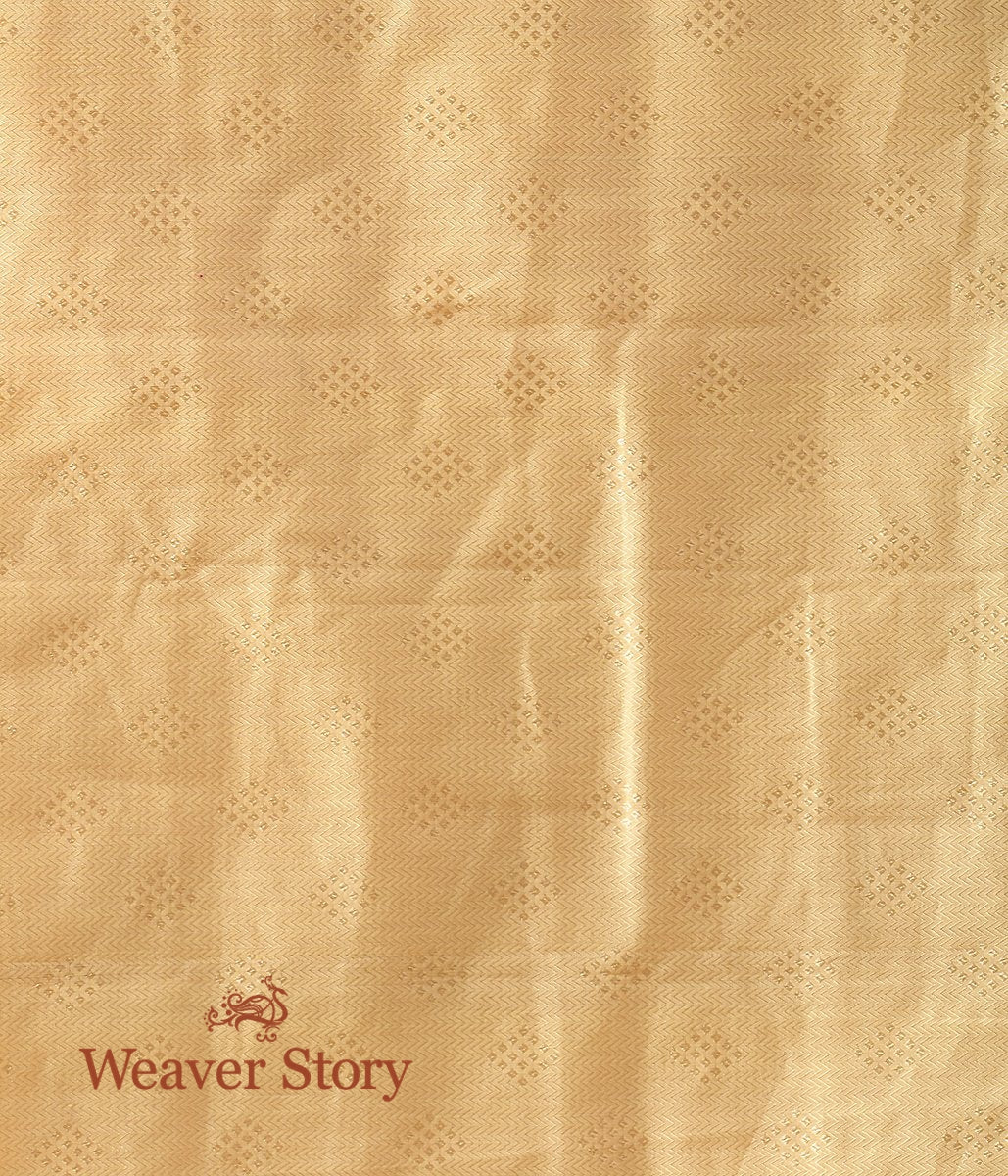 Handloom_Lemon_Yellow_Cotton_Kadhwa_Booti_Saree_WeaverStory_05