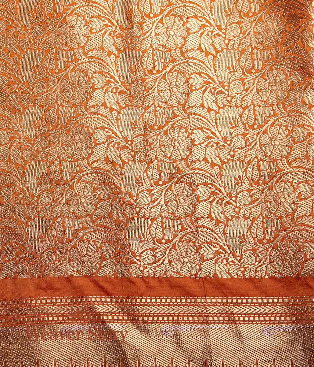 Handloom_Red_Katan_Silk_Saree_with_Paithani_Border_WeaverStory_05