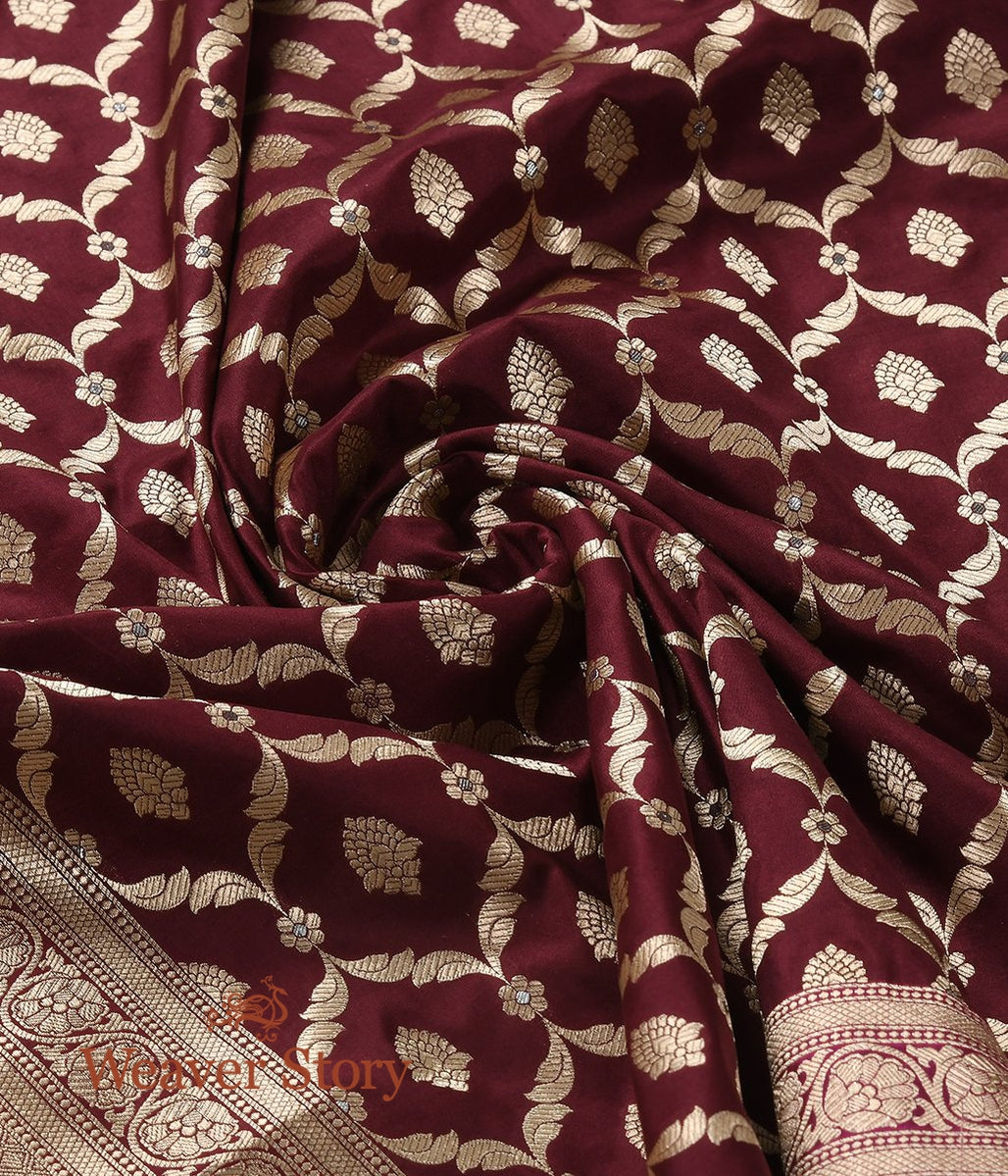 Handloom_Wine_Cutwork_Jaal_Dupatta_WeaverStory_05