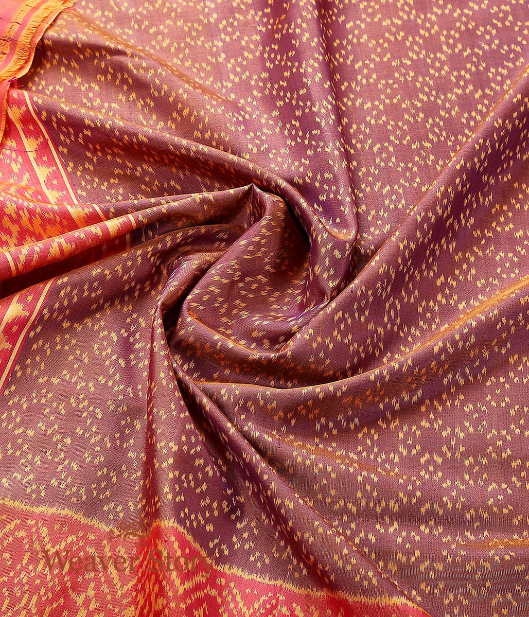Handloom_Mauve_and_Peach_Patola_Dupatta_WeaverStory_05