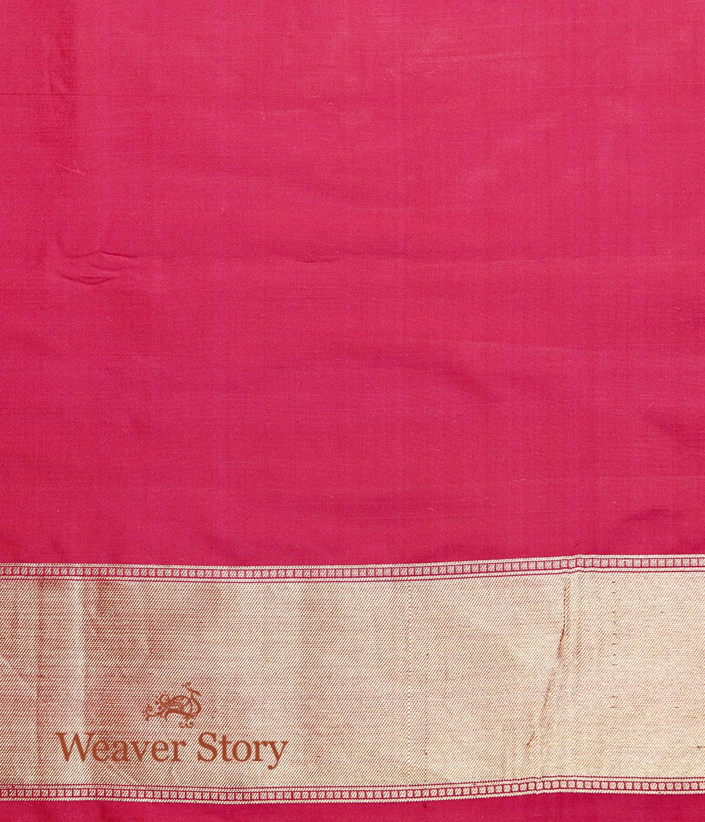 Handloom_Pink_Banarasi_Patola_Saree_with_Zari_Base_WeaverStory_05
