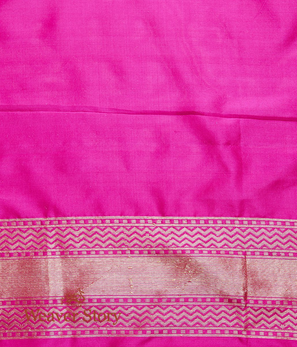 Handwoven_Hot_Pink_Meenakari_Banarasi_Patola_Saree_WeaverStory_05