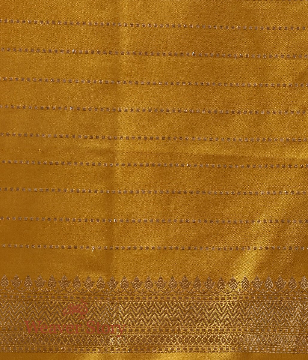 Handwoven_Yellow_Sona_Rupa_Kadhwa_Jangla_Saree_WeaverStory_05