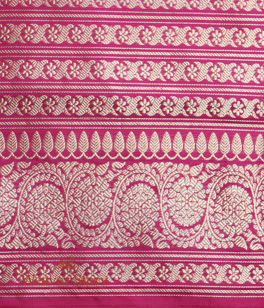 Handwoven_Pink_Plain_Katan_Silk_Saree_with_Konia_WeaverStory_05