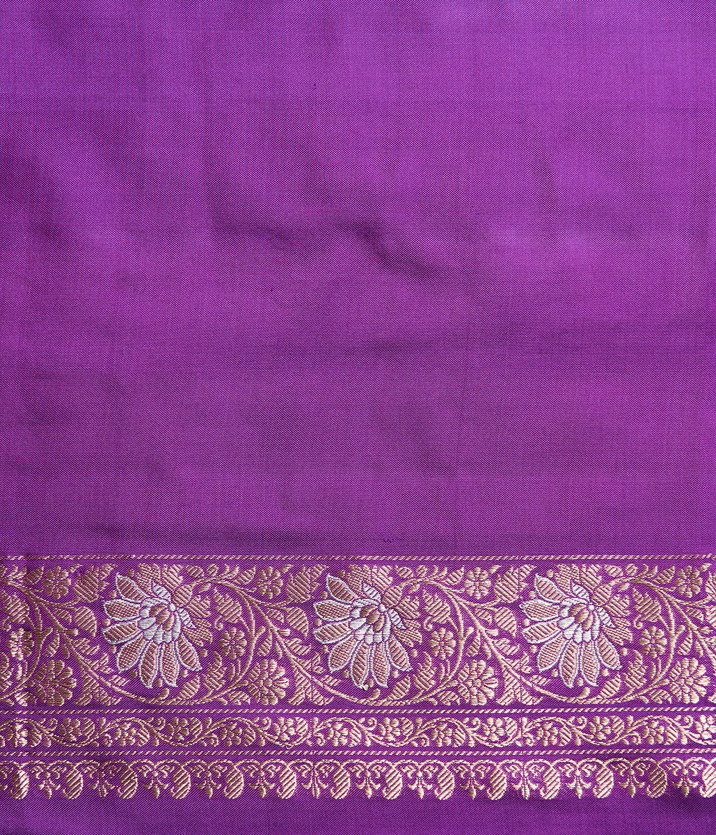 Handloom_Purple_Antique_Zari_Jangla_Saree_WeaverStory_05