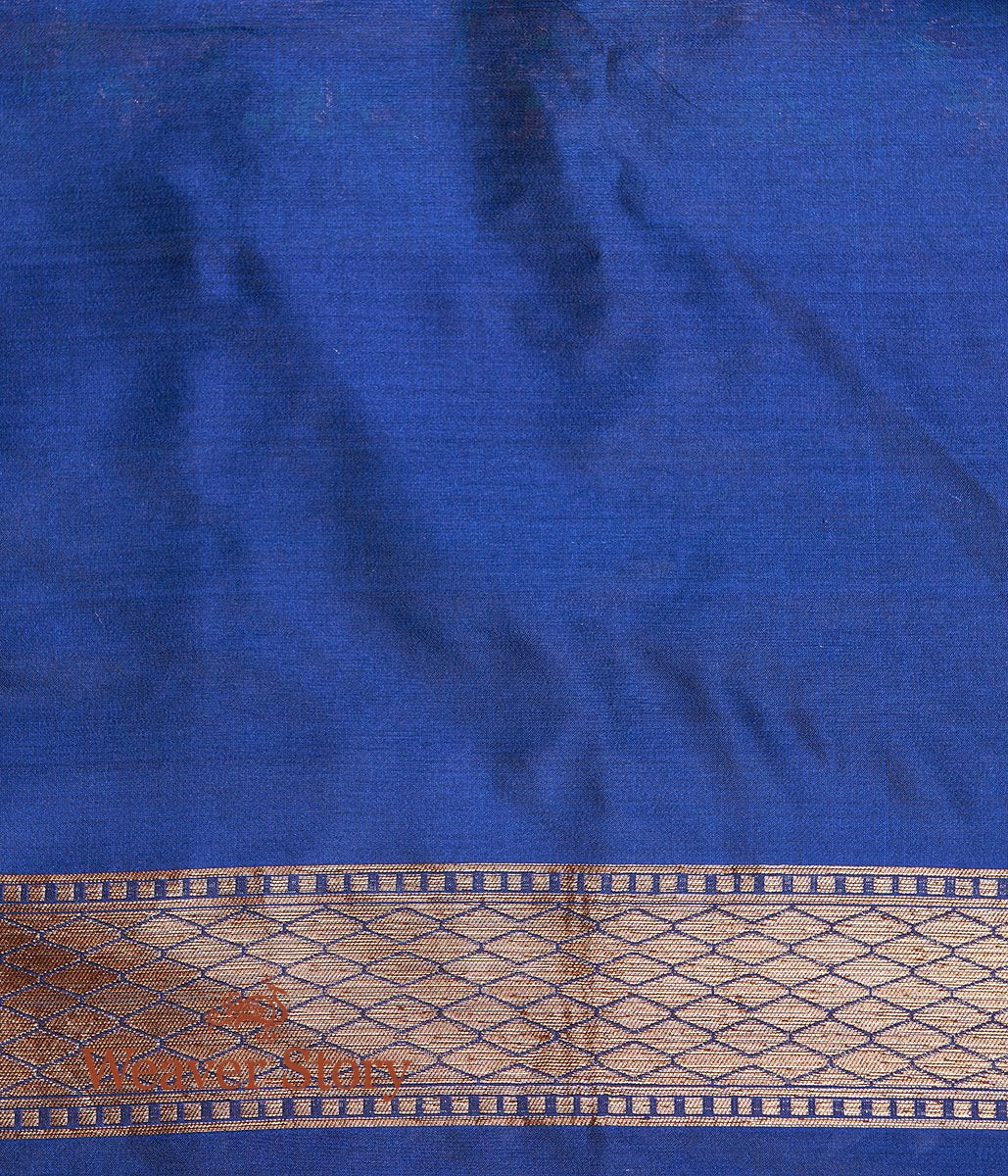 Handwoven_Blue_and_Green_Antique_Zari_Banarasi_Patola_Saree_WeaverStory_05