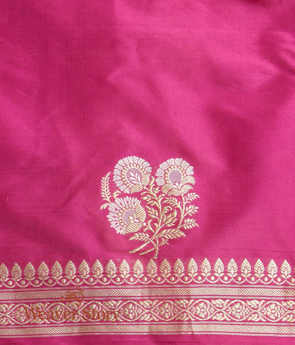 Handwoven_Pink_Sona_Rupa_Kadhwa_Jangla_Saree_with_All_Over_Floral_Weave_WeaverStory_05