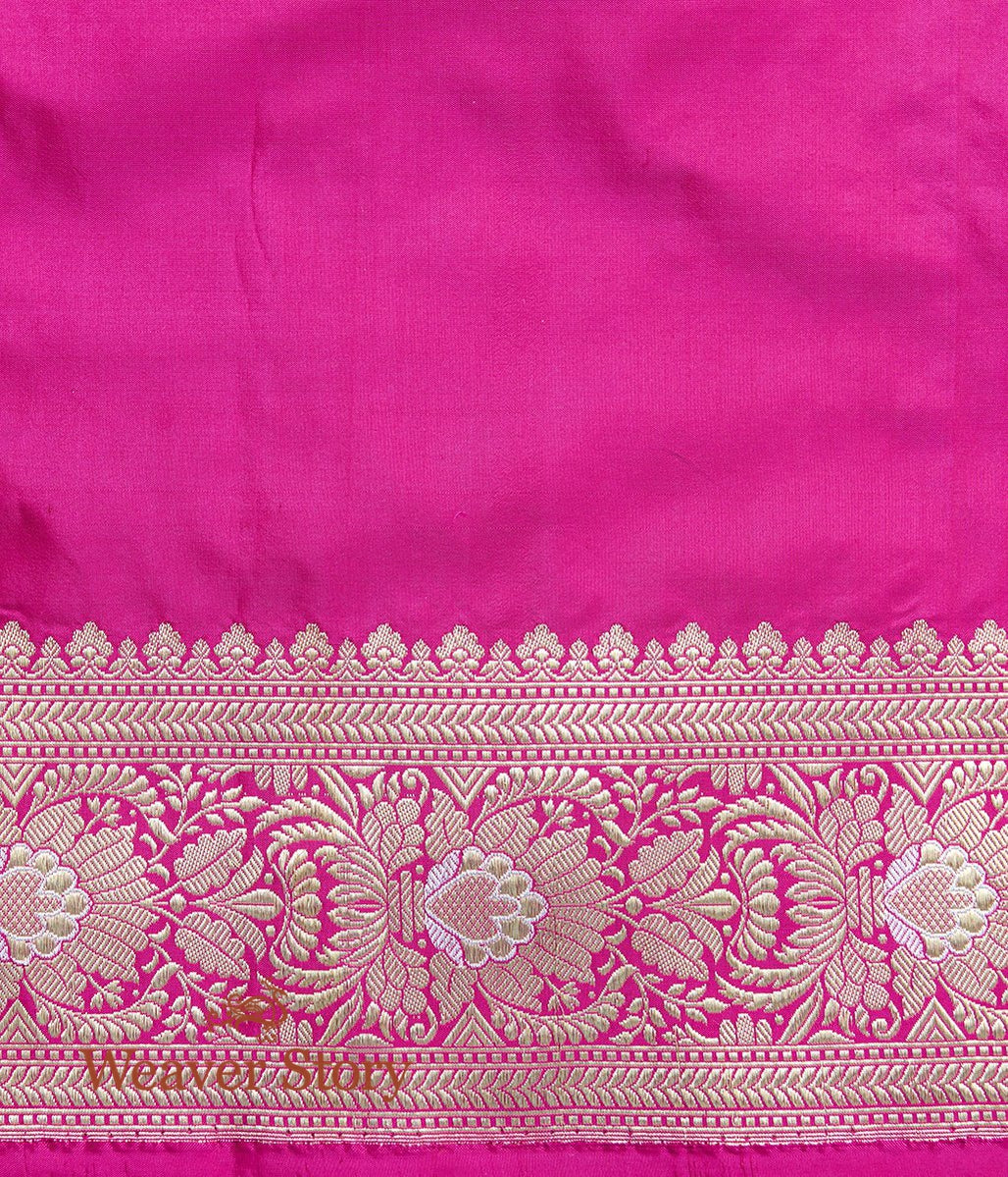 Handwoven_Rani_Kadhwa_Jangla_Saree_with_Sona_Rupa_Zari_WeaverStory_05
