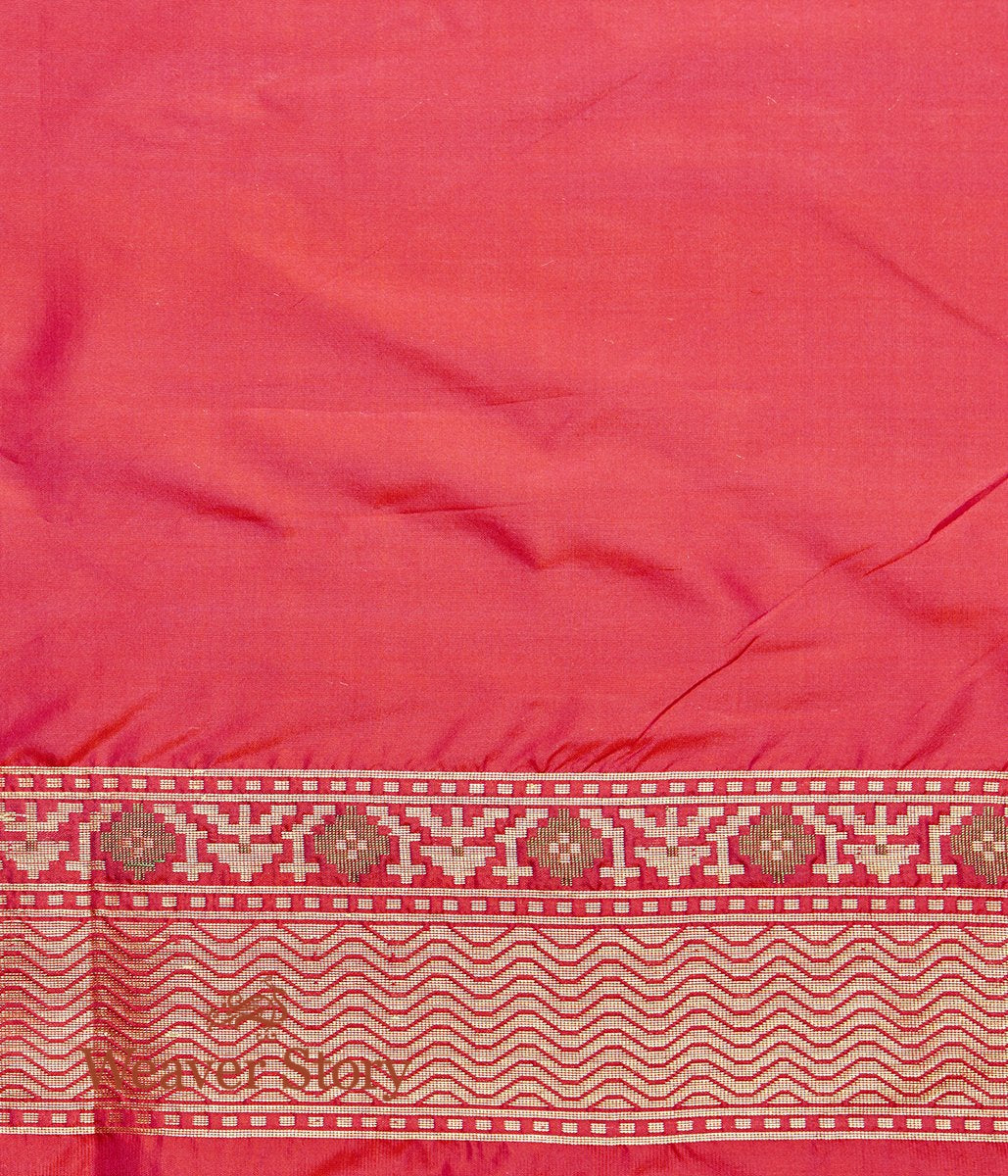 Orange_and_Pink_Banarasi_Patola_Saree_WeaverStory_05