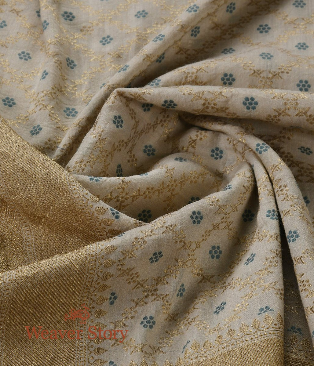 Handloom_Offwhite_Moonga_Silk_Dupatta_with_Blue_Meenakari_WeaverStory_05