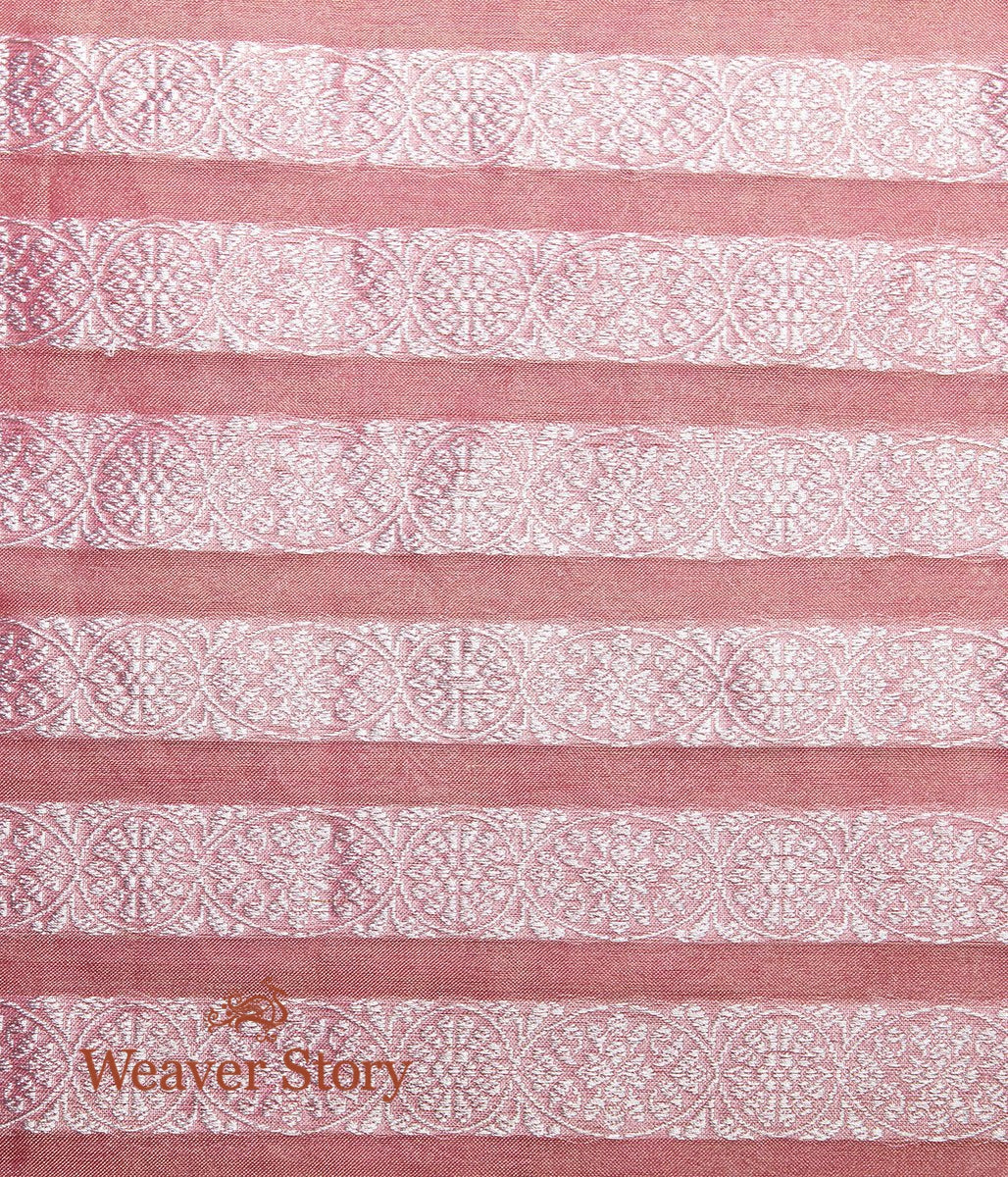 Handwoven_Peach_Pink_Tissue_Saree_with_Kadhwa_Boota_WeaverStory_05