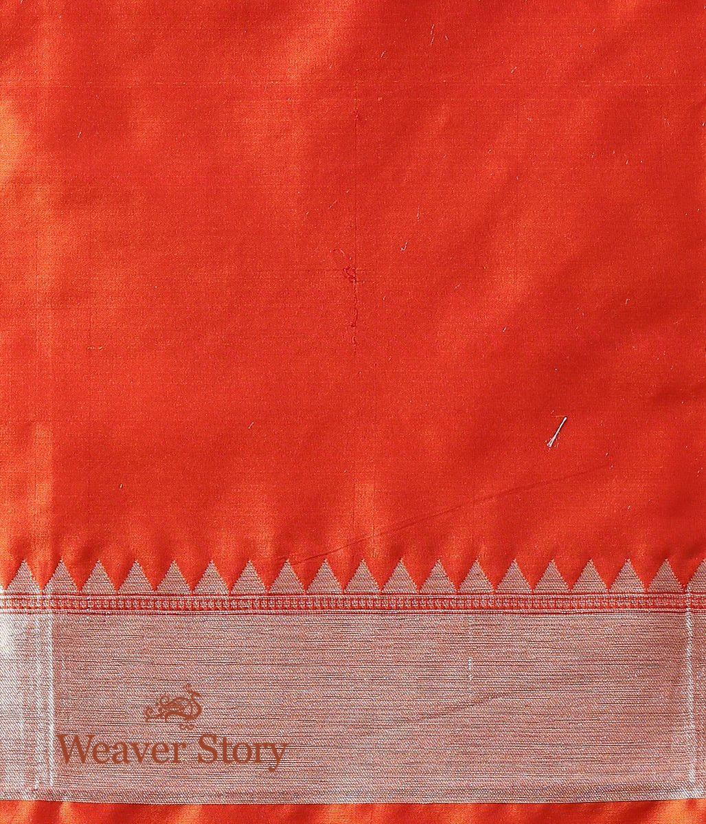 Handwoven_Orange_Sona_Rupa_Cutwork_Jaal_Saree_WeaverStory_05