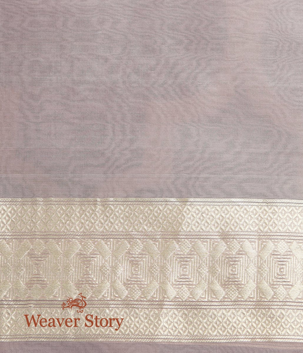 Handwoven_Soft_Mauve_Kora_Saree_with_Stripes_with_Satin_Border_WeaverStory_05