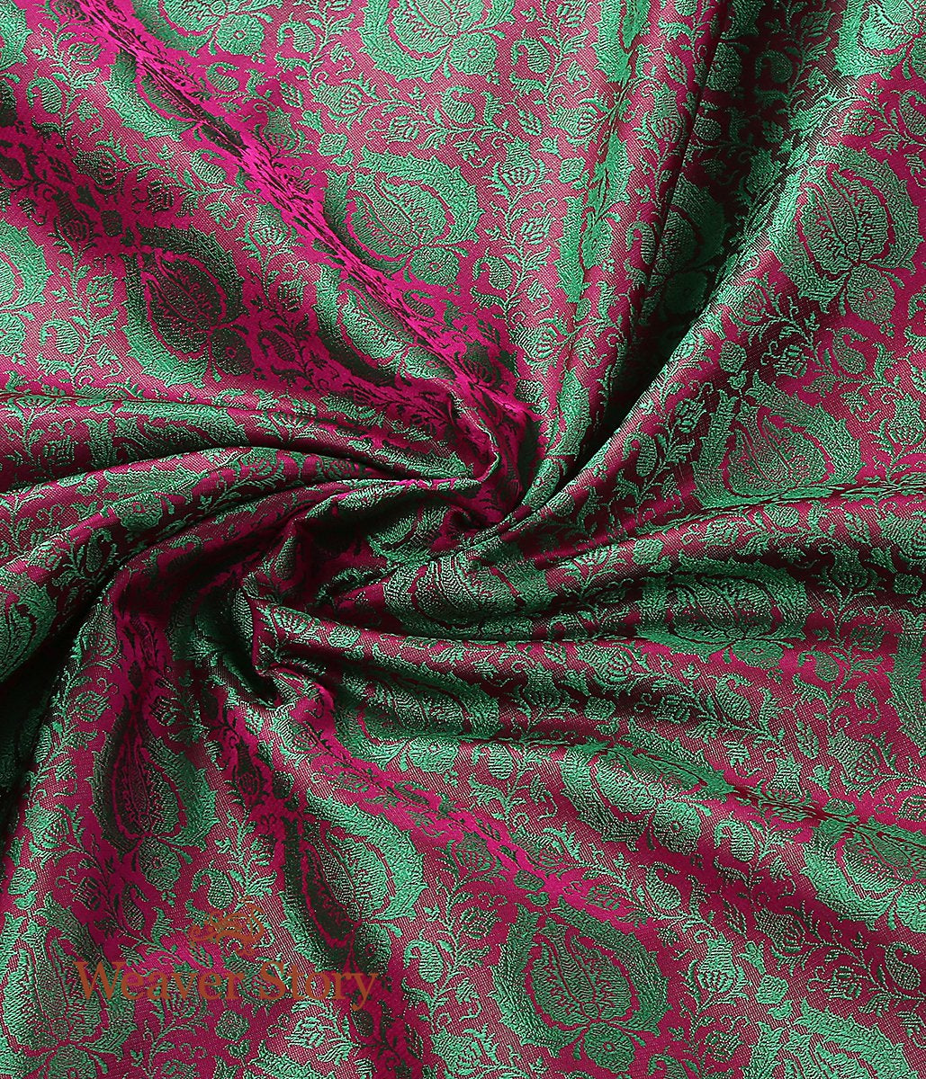 Handloom_Green_and_Purple_Self_Tanchoi_Fabric_WeaverStory_05