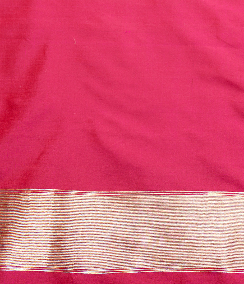 Handwoven_Majenta_Patola_Saree_with_Paithani_Border_WeaverStory_05