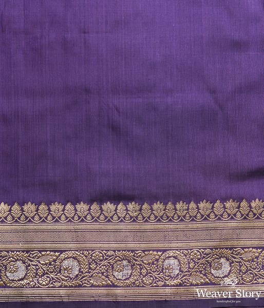 Handwoven_Dark_Purple_Kadhwa_Jangla_Saree_with_Meenakari_WeaverStory_05