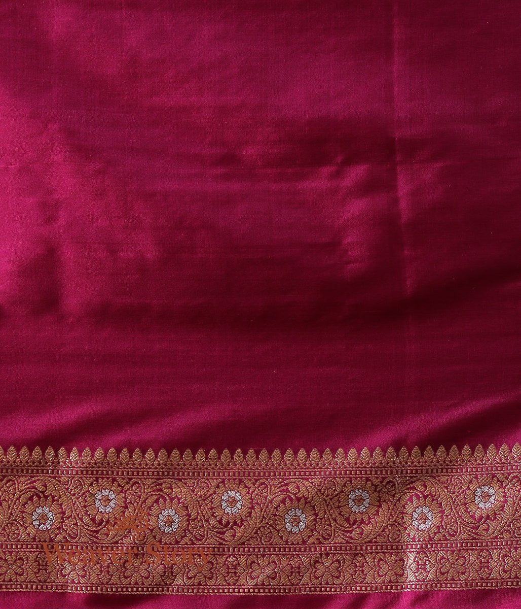 Handwoven_Wine_Kadhwa_Booti_Banarasi_Saree_WeaverStory_05
