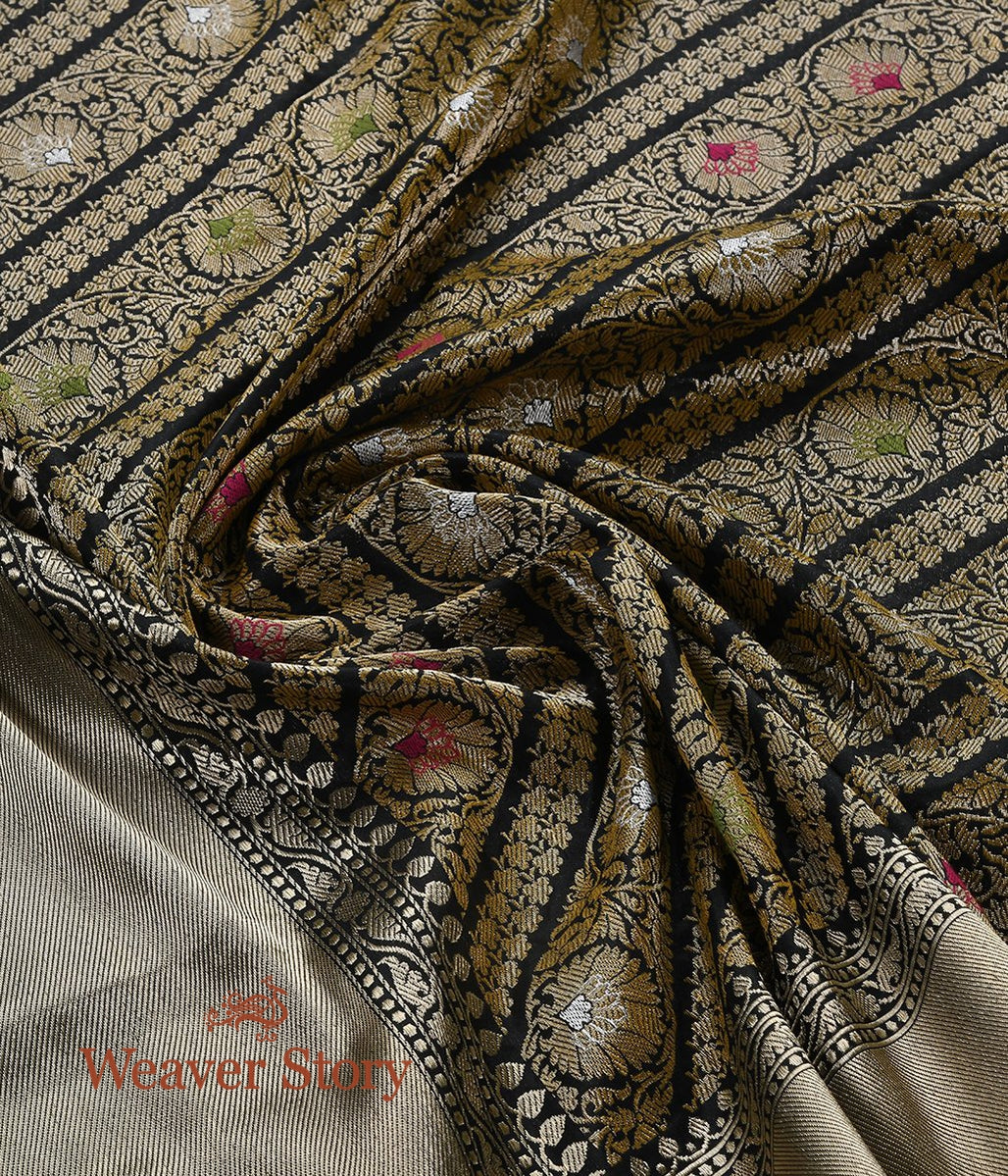 Handloom_Black_Aada_Kimkhab_Dupatta_WeaverStory_05