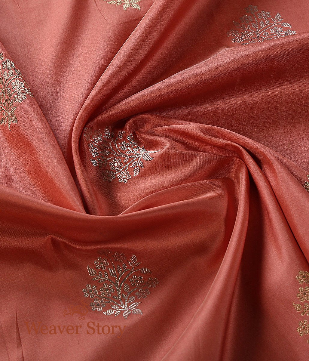 Handloom_Peach_Kadhwa_Booti_Dupatta_with_Small_Border_WeaverStory_05