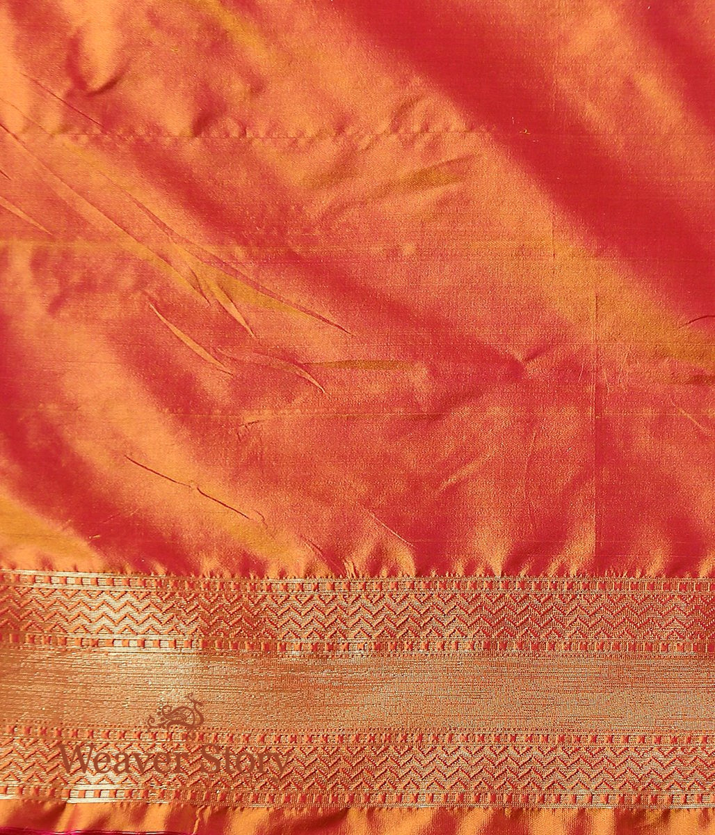 Handwoven_Yellow_Banarasi_Patola_Saree_with_Meenakari_WeaverStory_05