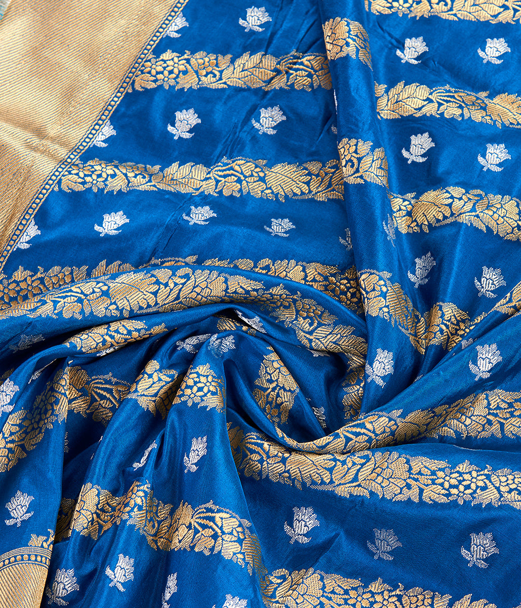 Handloom_Blue_Sona_Rupa_Adda_Jangla_Dupatta_WeaverStory_05