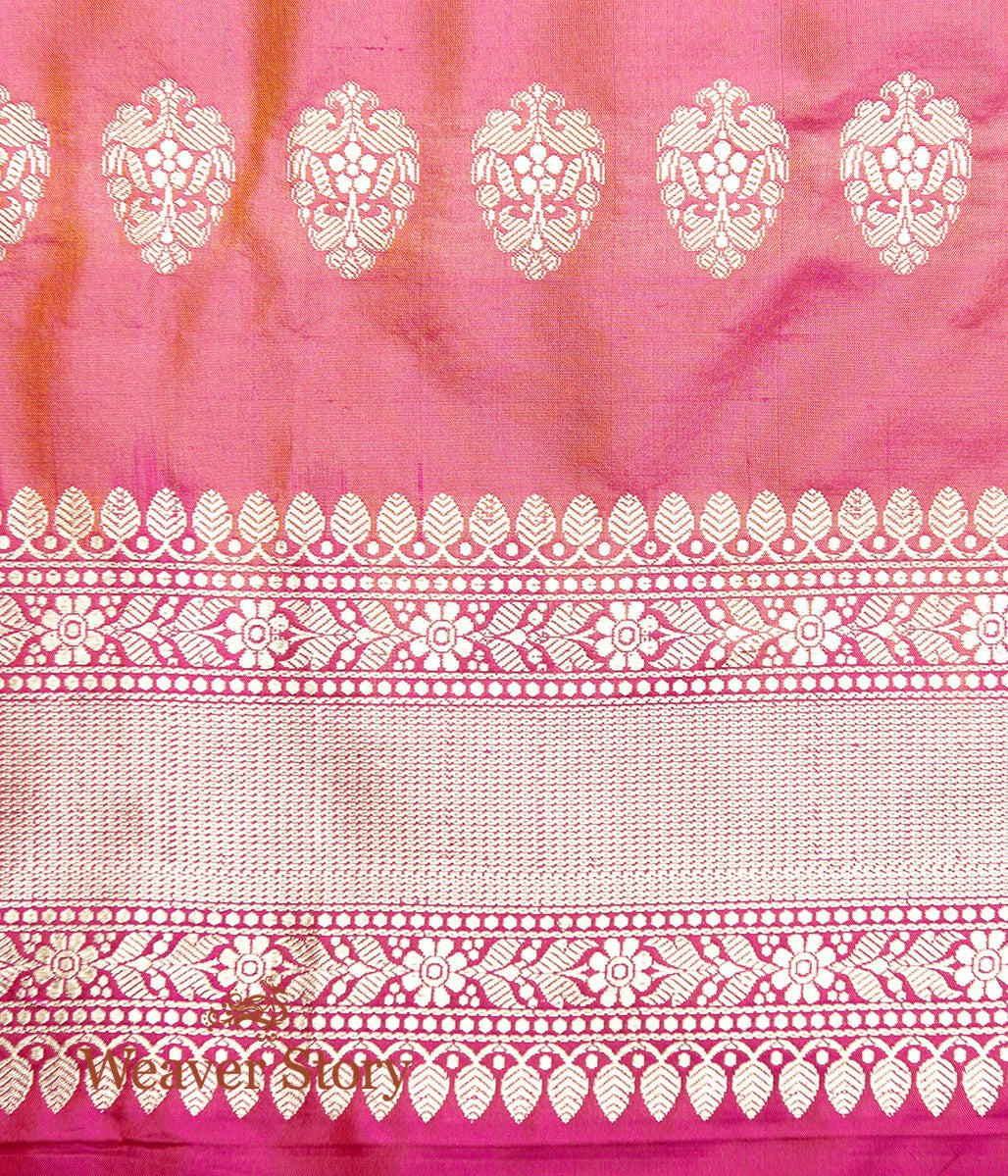 Handwoven_Pink_Kadhiyal_Border_Saree_with_Kadhwa_Boota_WeaverStory_05