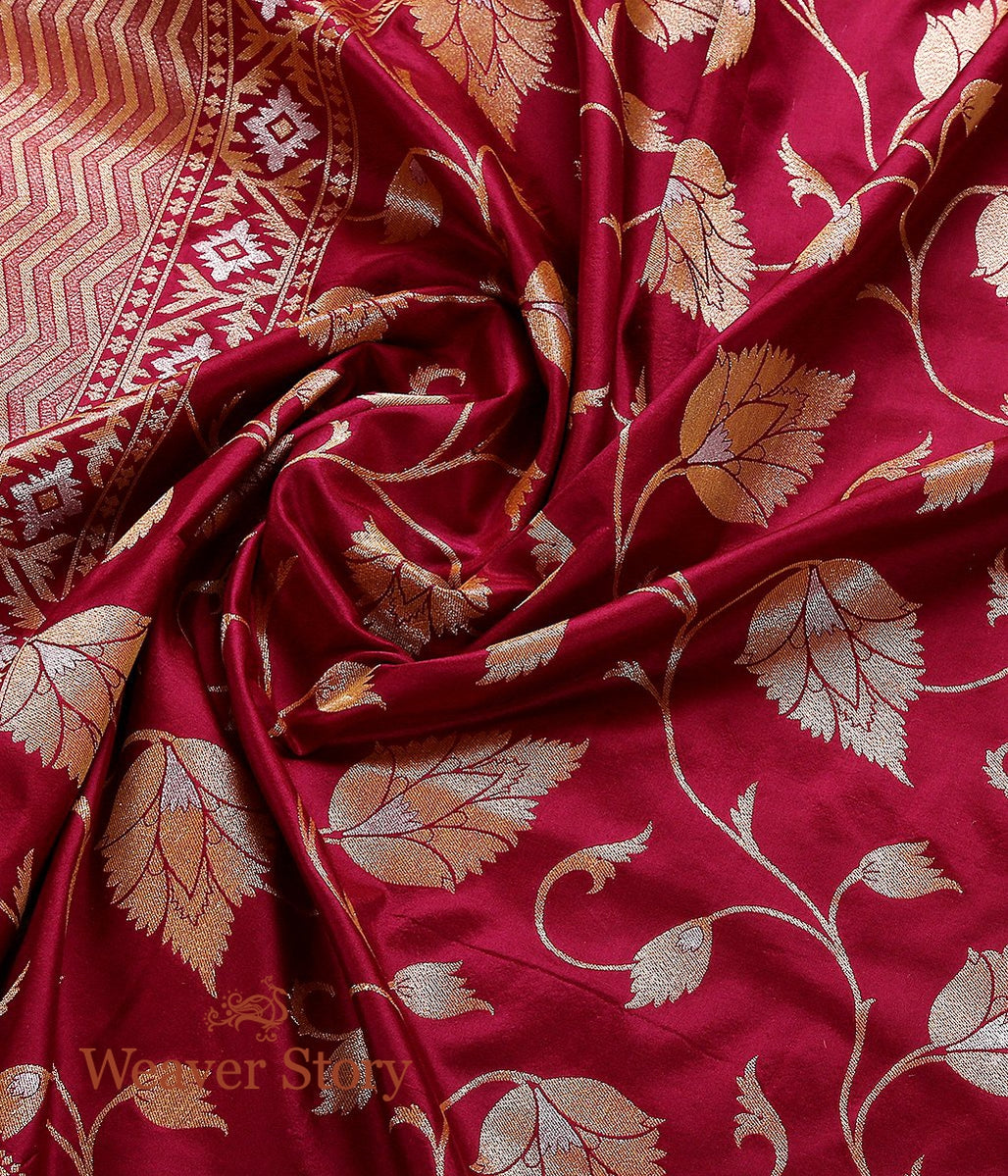 Handloom_Wine_Sona_Rupa_Jaal_Dupatta_WeaverStory_05