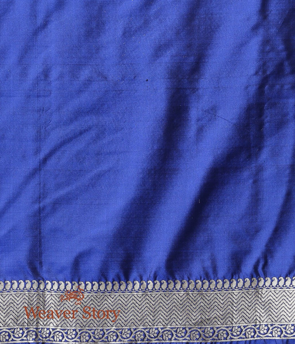Handwoven_Royal_Blue_Sona_Rupa_Cutwork_Jaal_Saree_WeaverStory_05