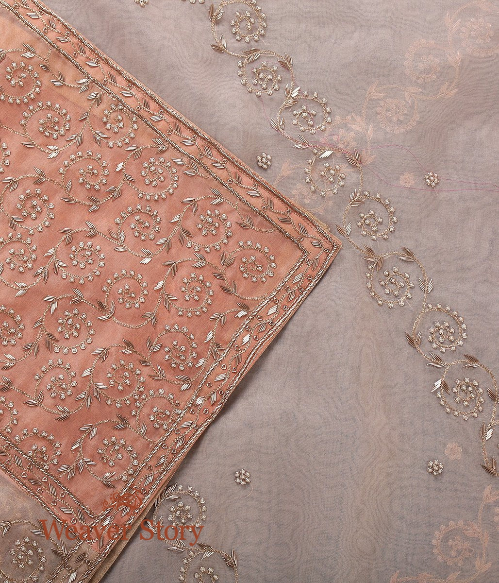 Peach_Zardozi_Work_Dupatta_with_Paisleys_on_Pallu_WeaverStory_05