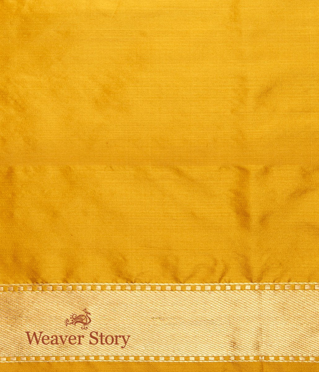Handloom_Mustard_Kimkhab_Shikargah_Banarasi_Saree_WeaverStory_05
