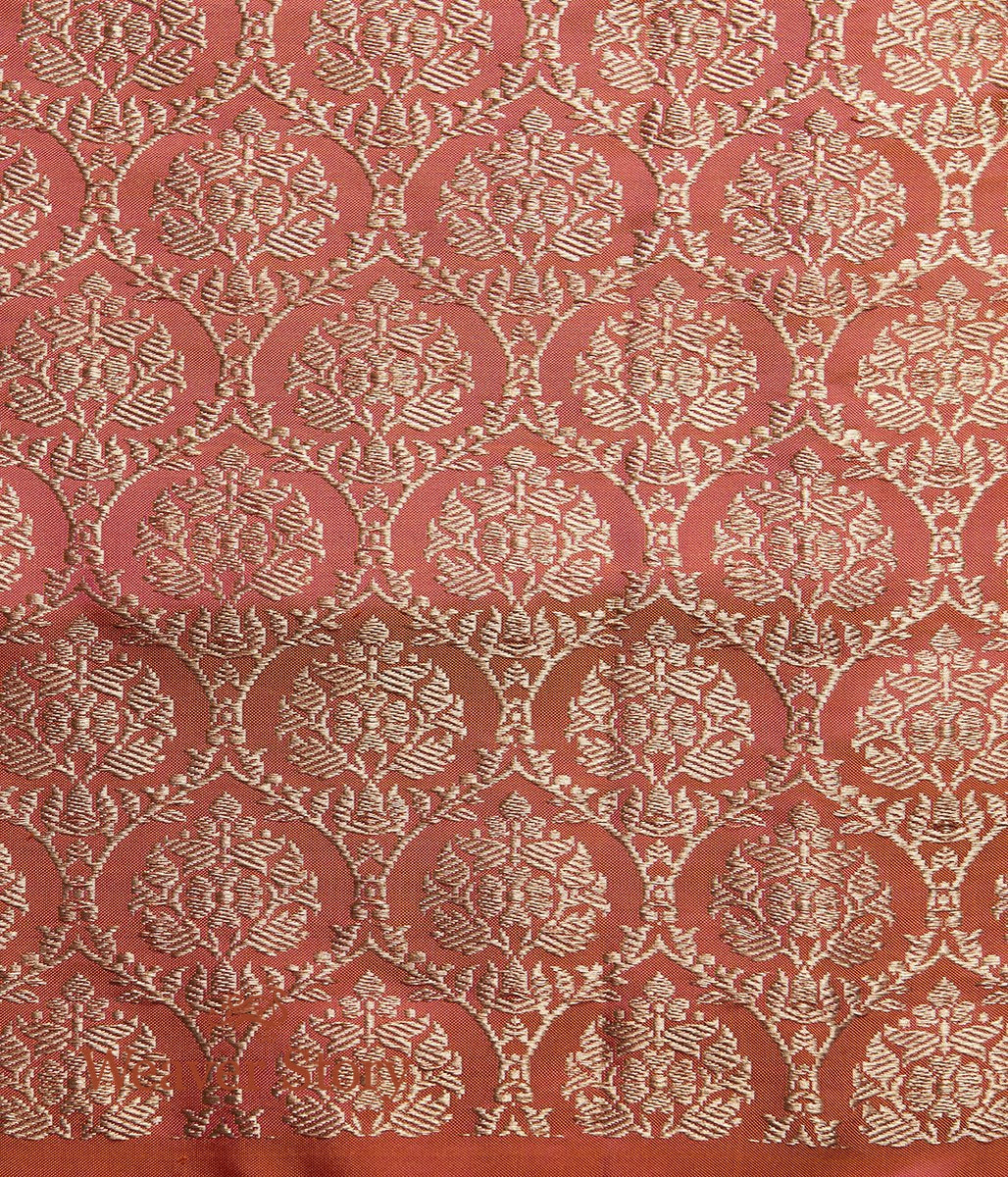 Handwoven_Orange_Dual_Tone_Ektara_Saree_with_Broad_Border_WeaverStory_05